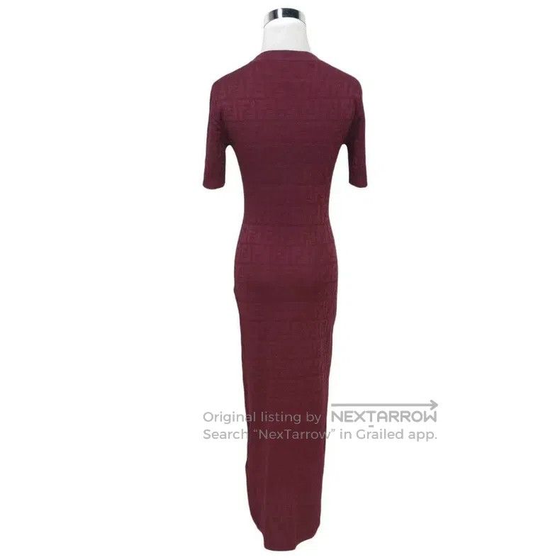 Fendi Fendi FF Full Print Knit Dress Size XS / US 0-2 / IT 36-38 - 2 Thumbnail