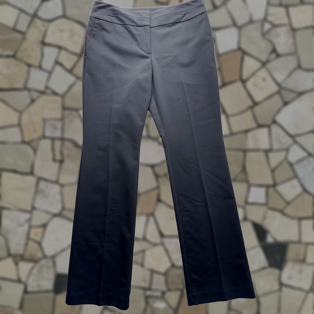 Ann Taylor VINTAGE? No. Ann Taylor Black Signature Trousers Size 6 Cotton Blend Wide Leg 230B Size 28" / US 6 / IT 42 - 1 Thumbnail
