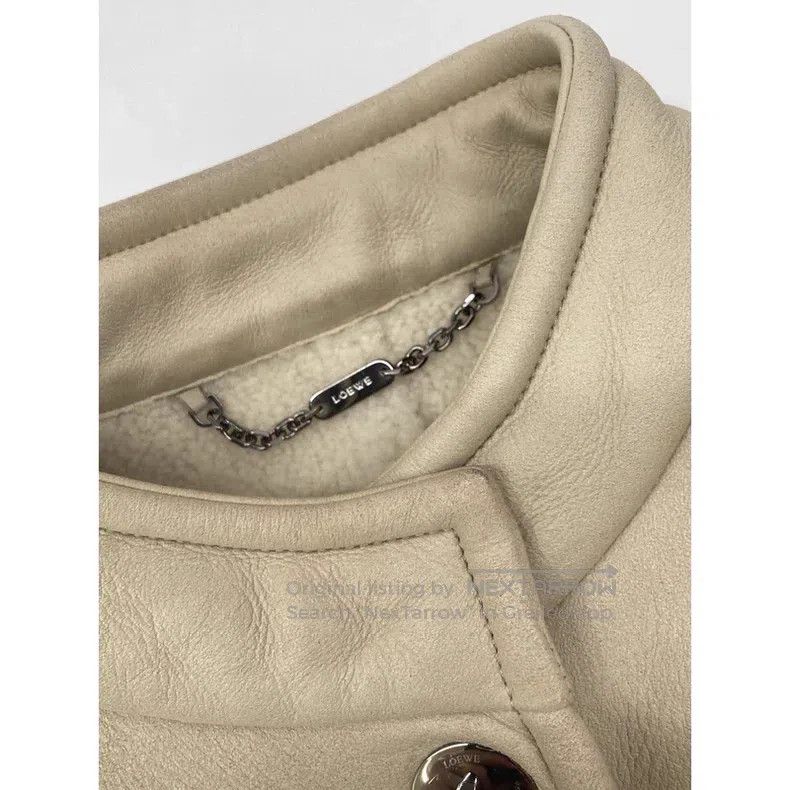 Loewe Loewe Fur and leather blended coat Size XS / US 0-2 / IT 36-38 - 5 Thumbnail