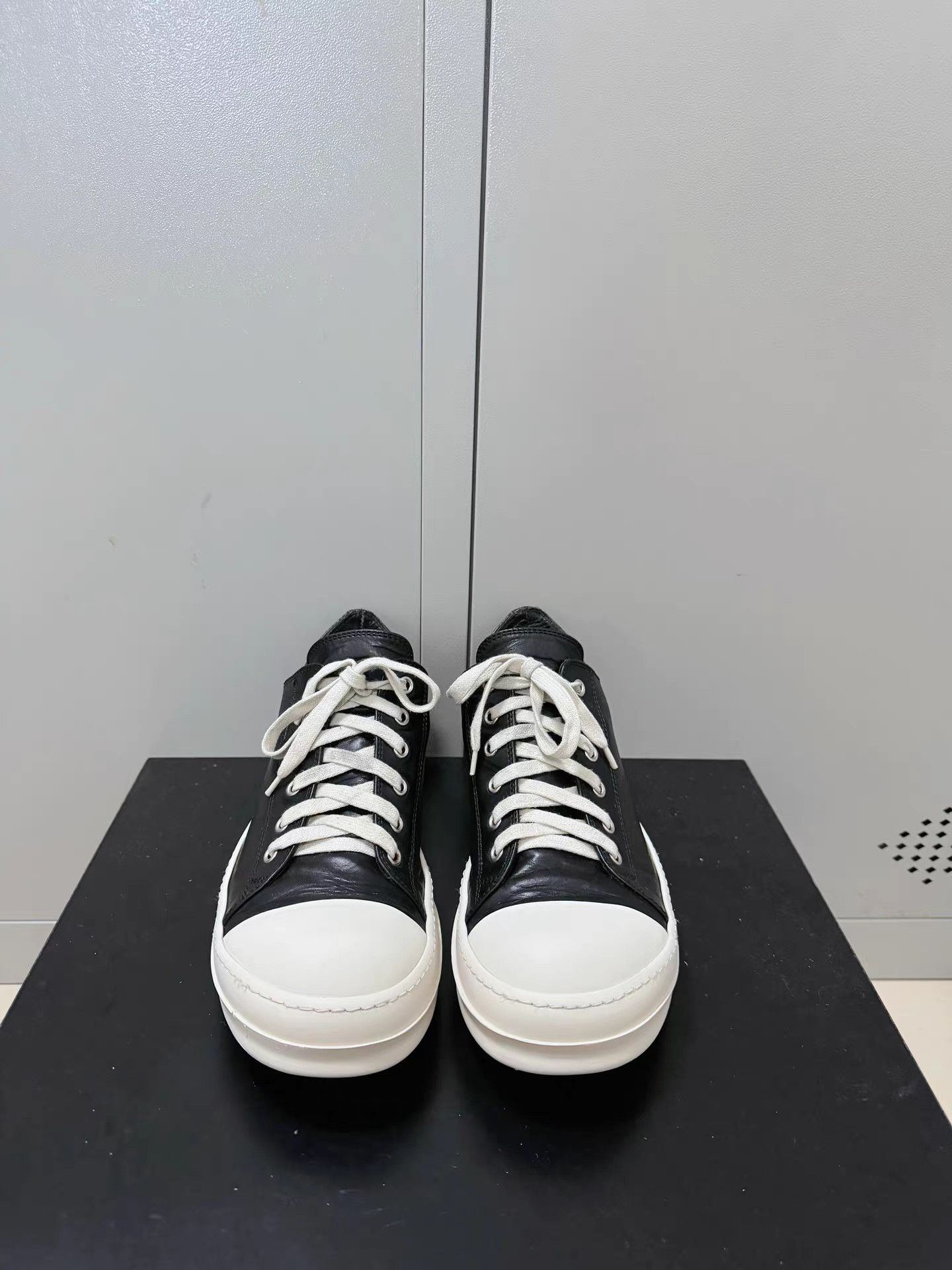 Rick Owens Rick Owens leather Converse high-top sneakers Size US 7 / EU 40 - 2 Thumbnail