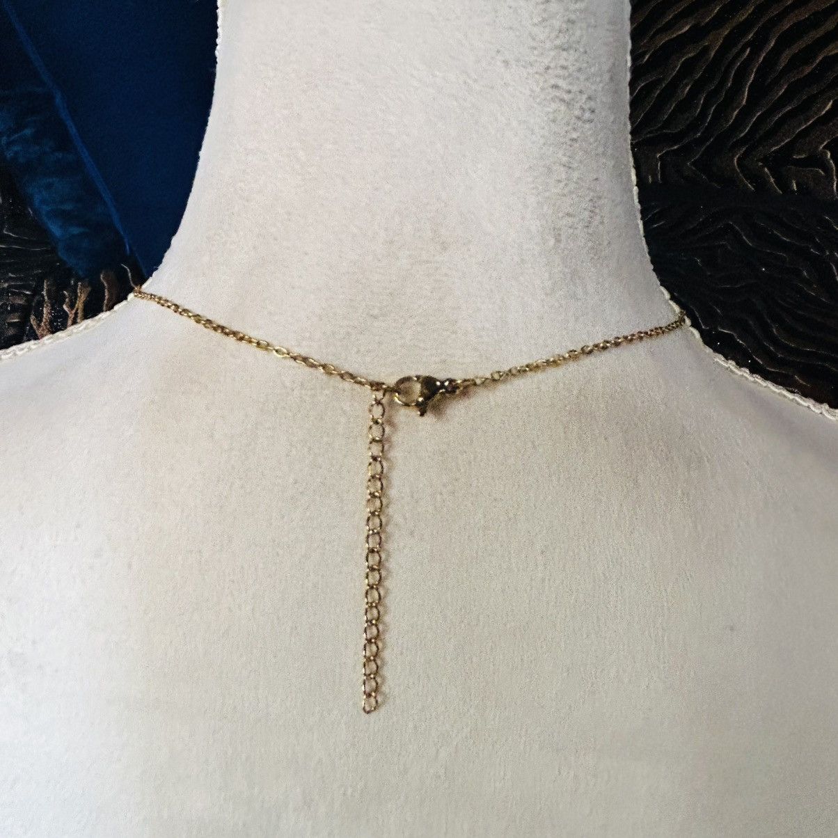 Handmade Handcrafted dual sided “LOVE” gold pendant on chain necklace Size ONE SIZE - 6 Thumbnail