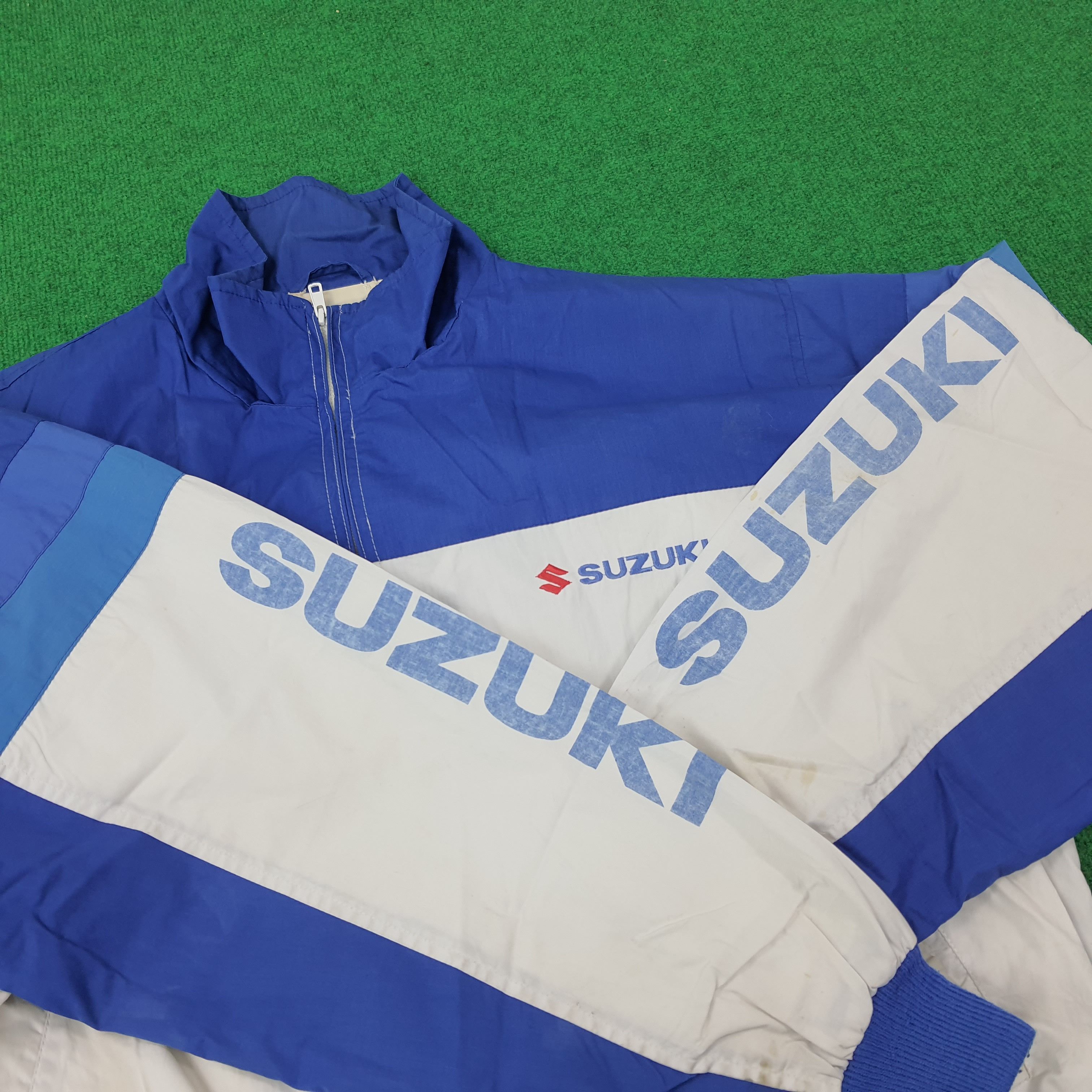 Japanese Brand × Vintage Vintage SUZUKI Japan Motorsports Jacket C230N13 Size US XL / EU 56 / 4 - 10 Thumbnail