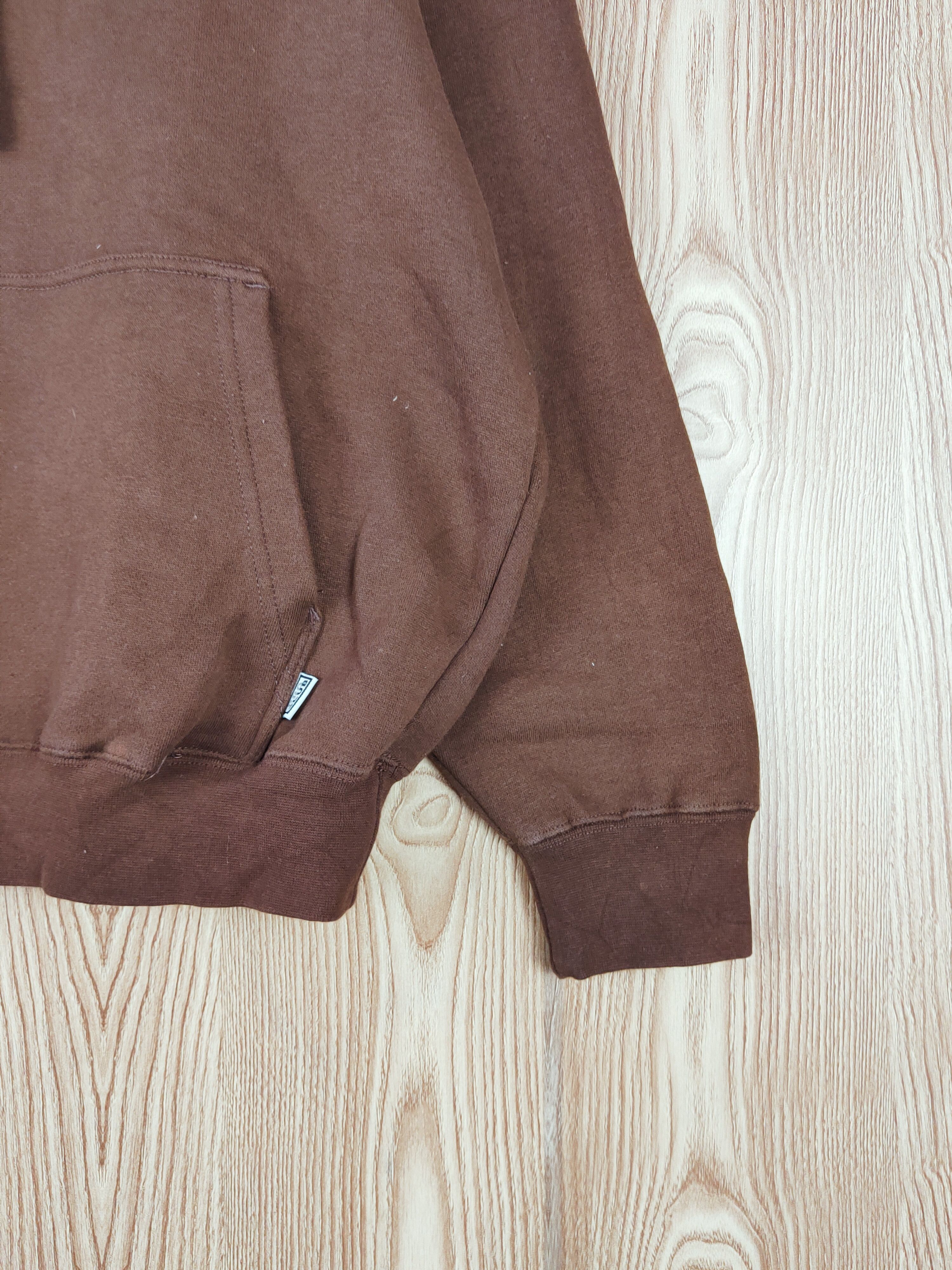Japanese Brand × Vintage Vintage 💥 Pro Club Dark Brown Hoodie Sweatshirts Size US M / EU 48-50 / 2 - 8 Thumbnail