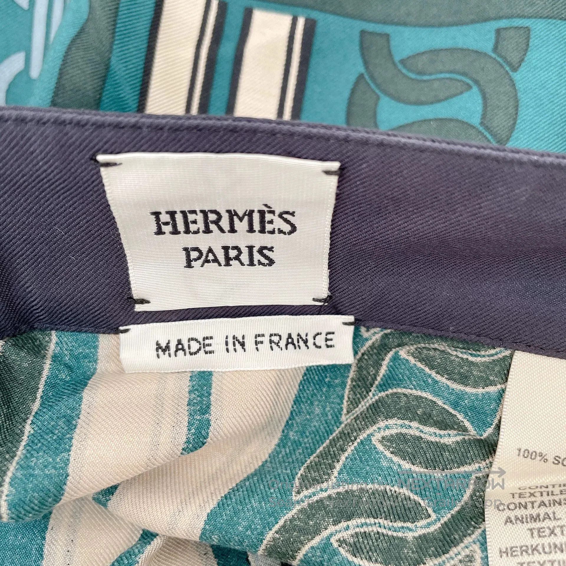 Hermes Hermes Green Printed Skirt. Size US 36 / EU 52 - 6 Thumbnail