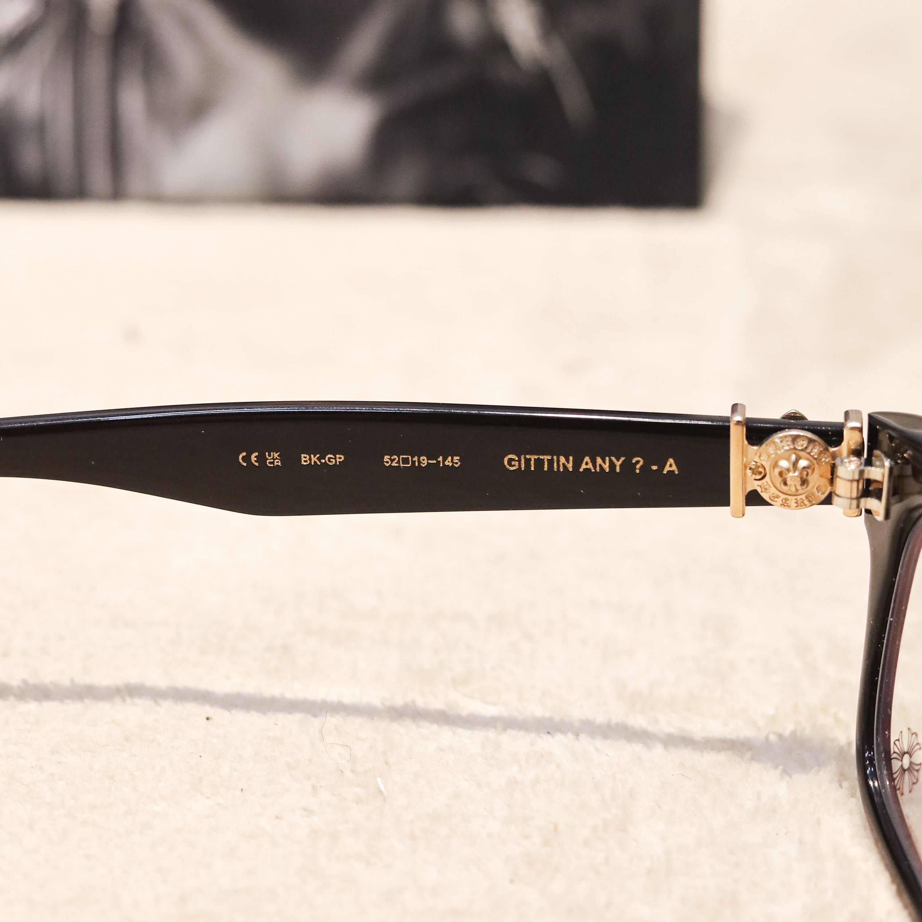 Chrome Hearts CHROME HEARTS GITTIN ANY? BLACK/GOLD PLATED Size ONE SIZE - 8 Thumbnail