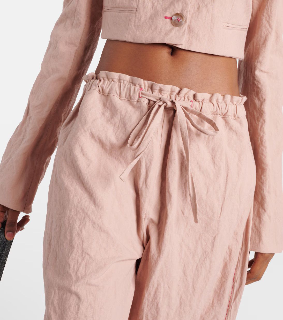 Acne Studios o1y0725 Sweatpant in Light Pink Size 27" / US 4 / IT 40 - 2 Thumbnail