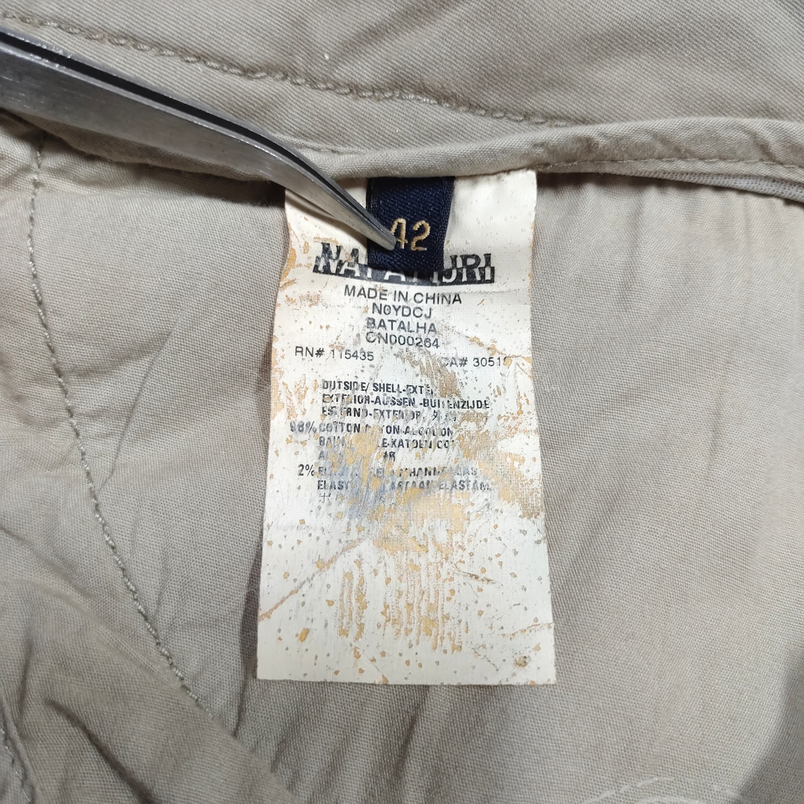 Napapijri NAPAPIJRI BEIGE CREAM TROUSERS JEANS Size 32" / US 10 / IT 46 - 7 Thumbnail