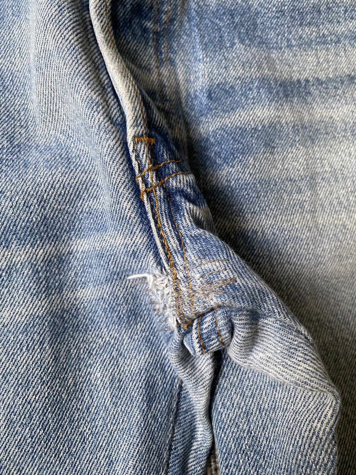 Old Park Levi’s X Oldpark Japan Reconstructed Distressed Denim Size US 30 / EU 46 - 10 Thumbnail