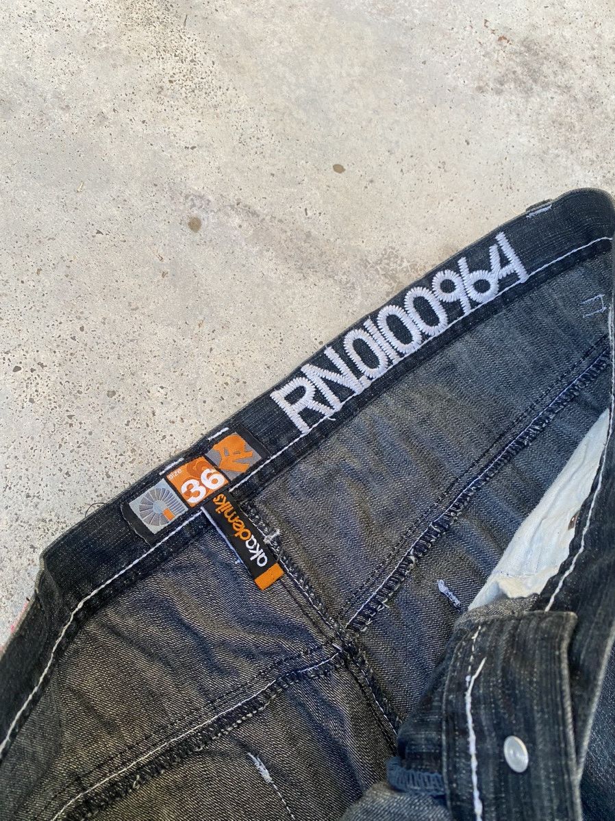 Akademiks 2000s Akademiks Baggy y2k Jnco affliction Jeans Styled Size US 36 / EU 52 - 9 Thumbnail