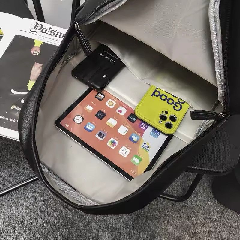 Japanese Brand Soft PU Leather Backpack Size ONE SIZE - 9 Thumbnail