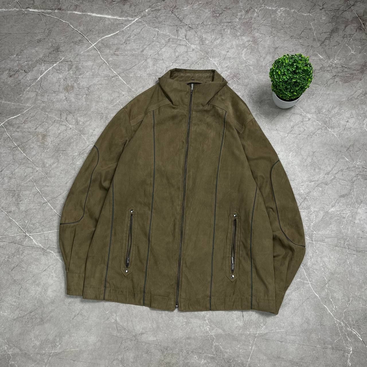 Japanese Brand Vitnage Y2K Avant Gard Leather Jacket Opium Rare 90s Casual Size US XXL / EU 58 / 5 - 8 Thumbnail