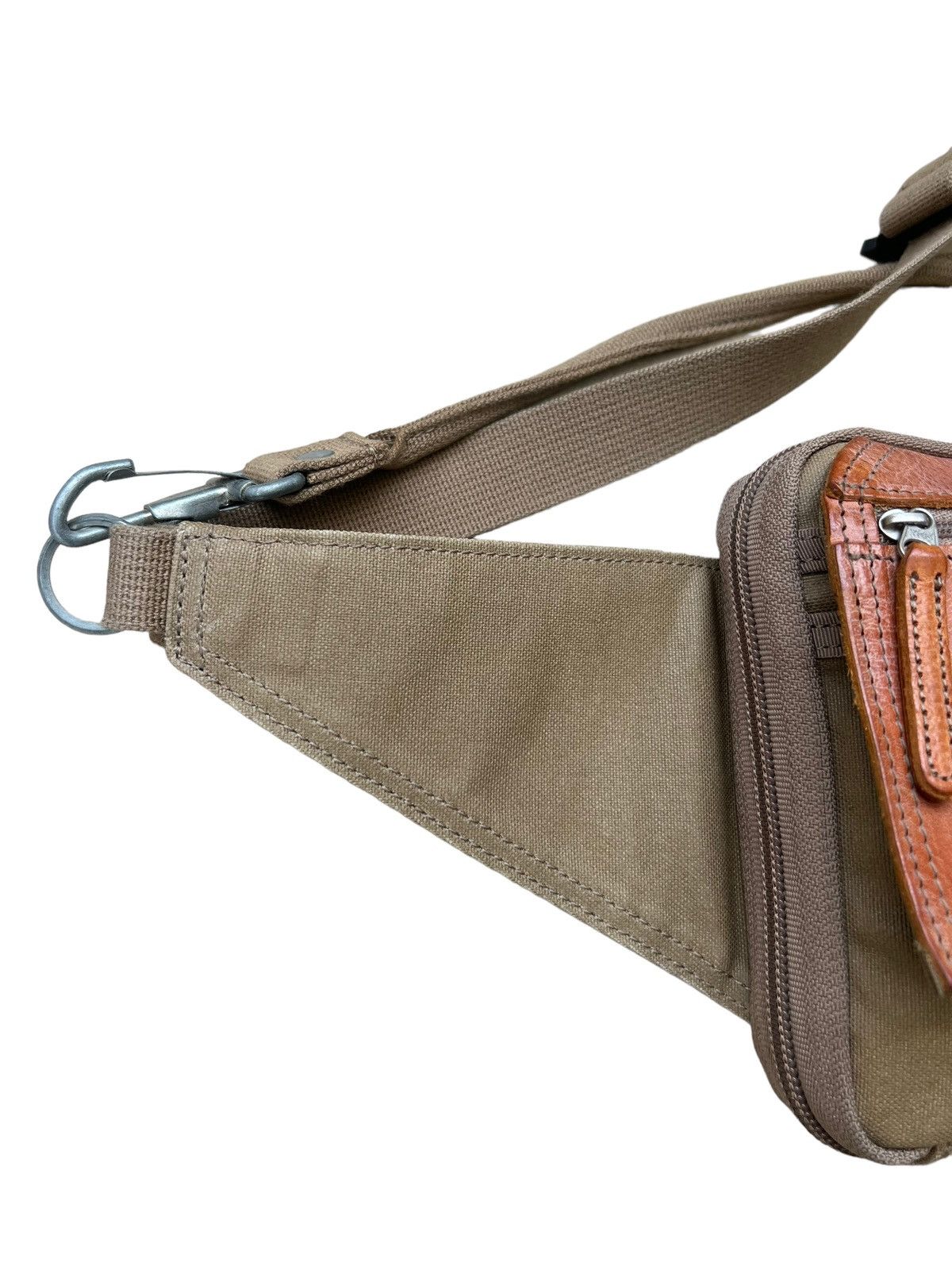 Leather Vintage Porter by Yoshida Hybrid Leather Cotton Canvas Bag Size ONE SIZE - 11 Thumbnail