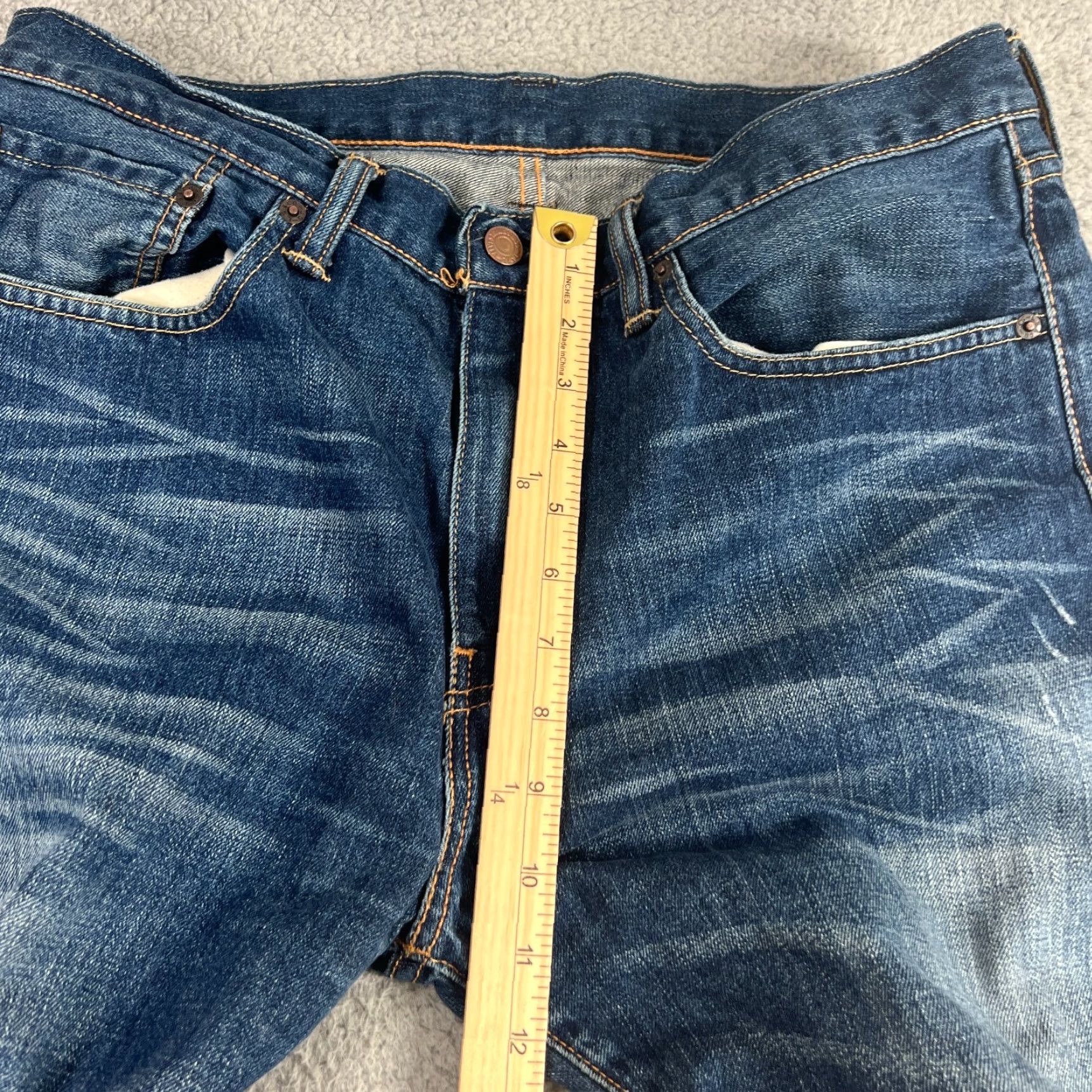 Levi's Levi's 505 Jeans 36x34 Classic Straight Blue Denim Mens 70s American Size US 36 / EU 52 - 4 Thumbnail