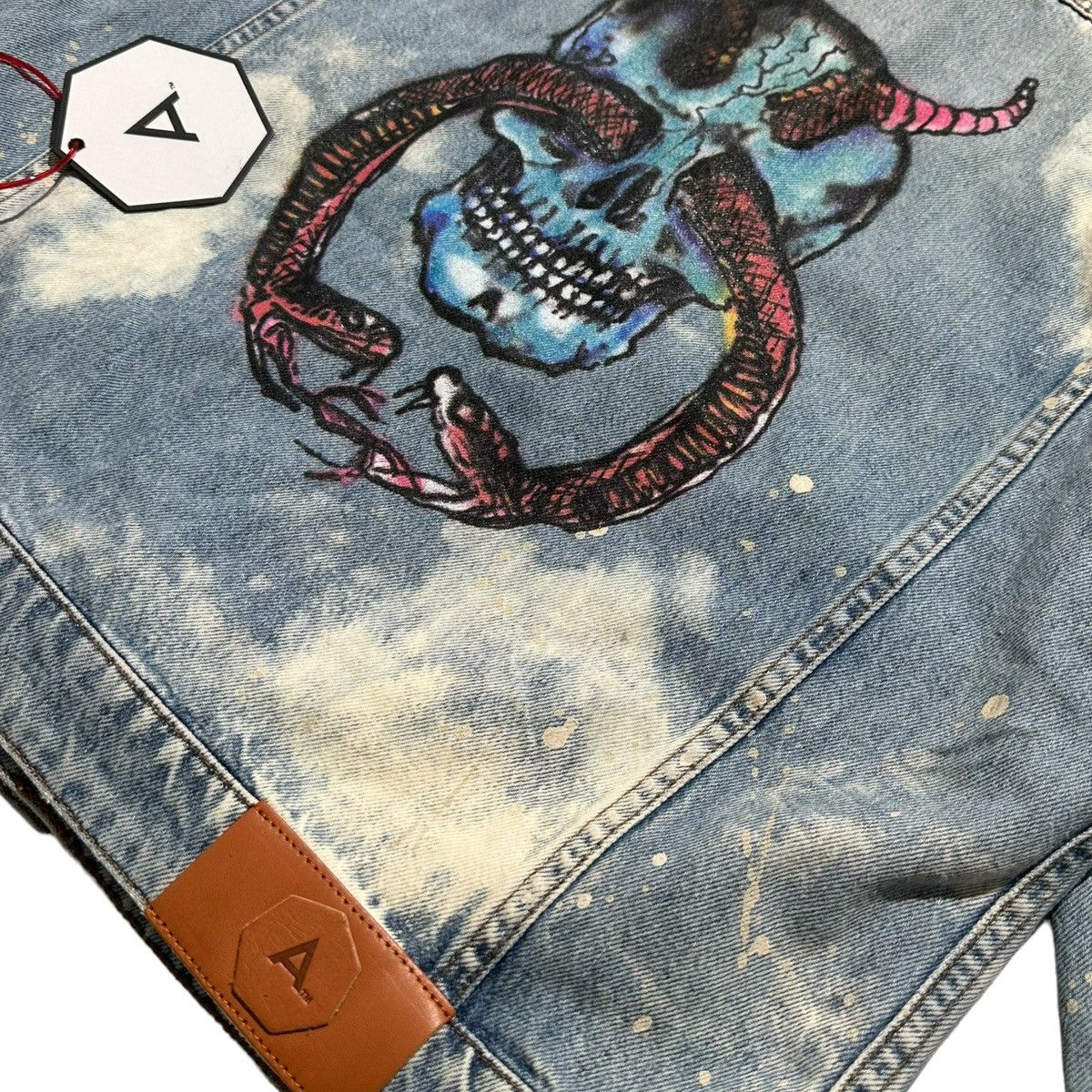 Alchemist Oversized “shit happens” himumimdead denim jacket Size US M / EU 48-50 / 2 - 5 Thumbnail