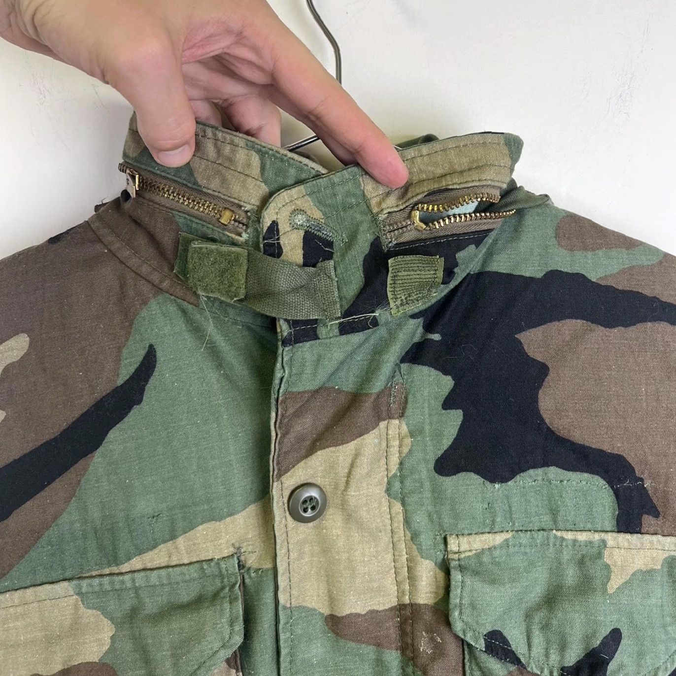 Vintage VINTAGE American Vintage Military Jacket Camouflage Nylon Green Men S Jacket Regular Size Men's Jacket Size US S / EU 44-46 / 1 - 5 Thumbnail