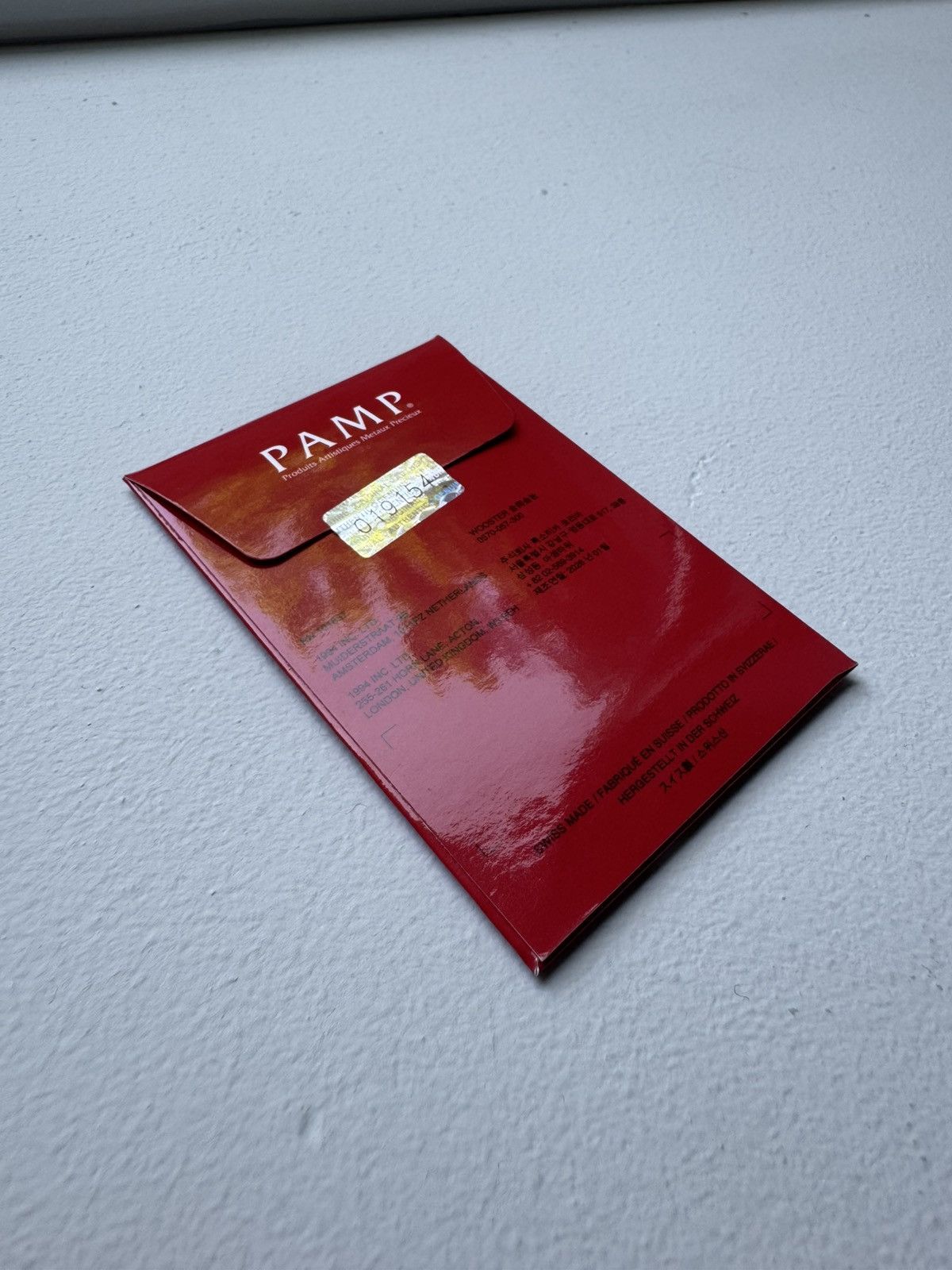 Supreme PAMP Suisse 1 g Gold Bar Size ONE SIZE - 4 Thumbnail