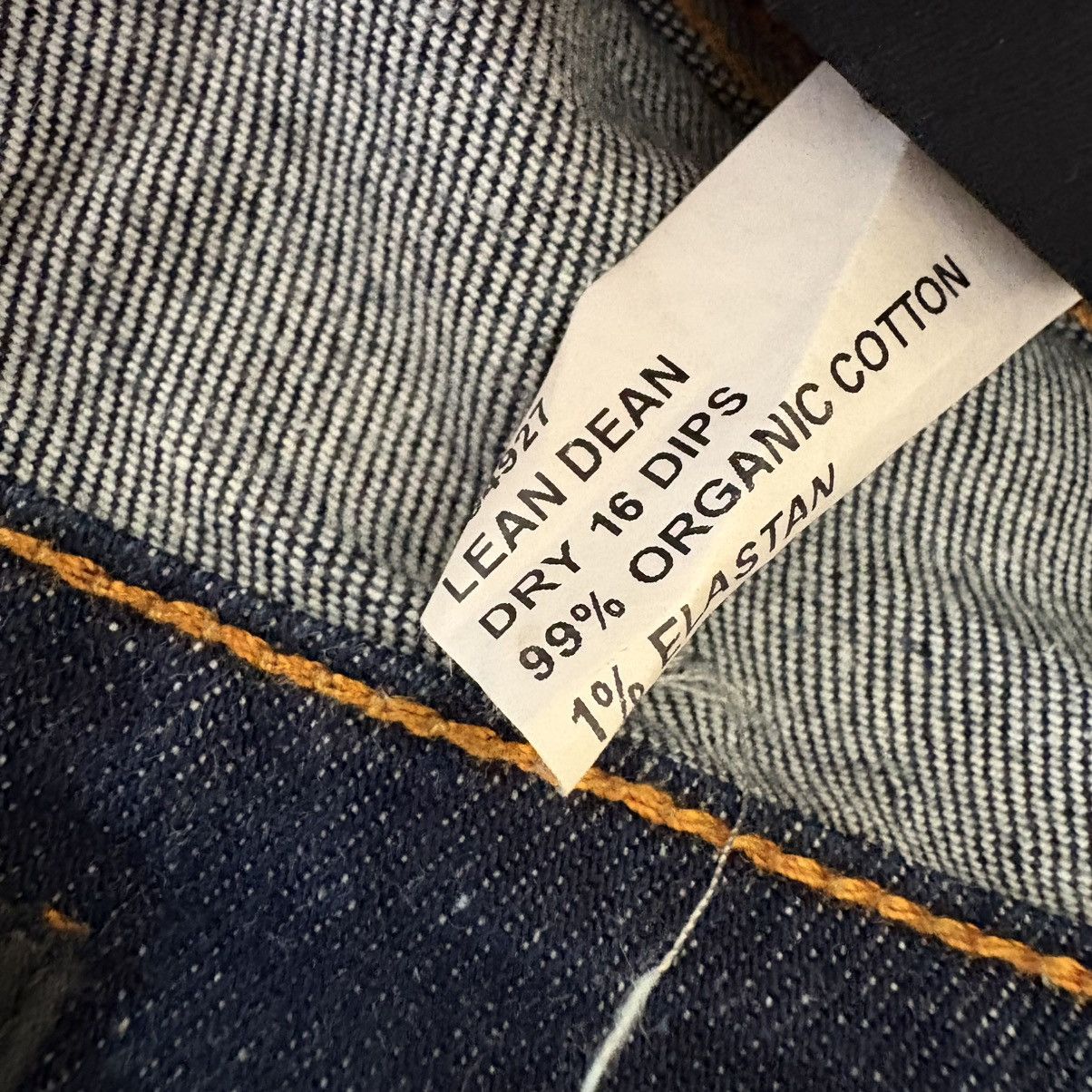 Nudie Jeans Nudie Jeans Lean Dean Blue Denim Jeans Size 31/32 Size US 31 - 6 Thumbnail