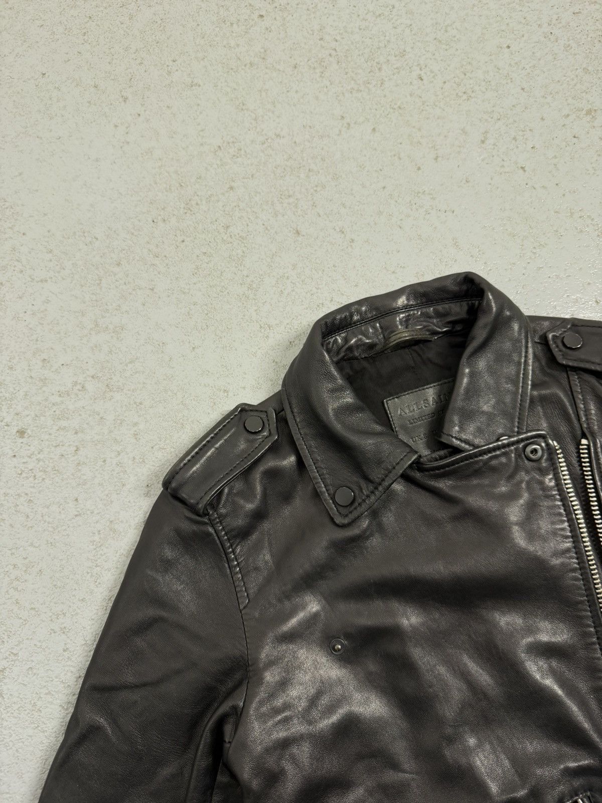 Allsaints Allsaints Leather Biker Belted Jacket Size S / US 4 / IT 40 - 7 Thumbnail