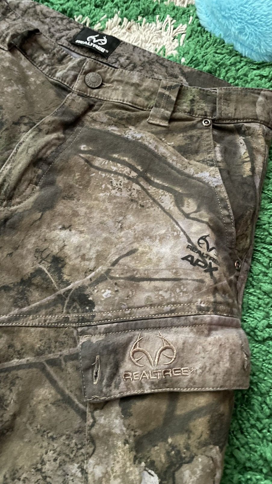 Realtree Camo hunting cargo pants baggy real tree woodland Size US 32 / EU 48 - 3 Thumbnail