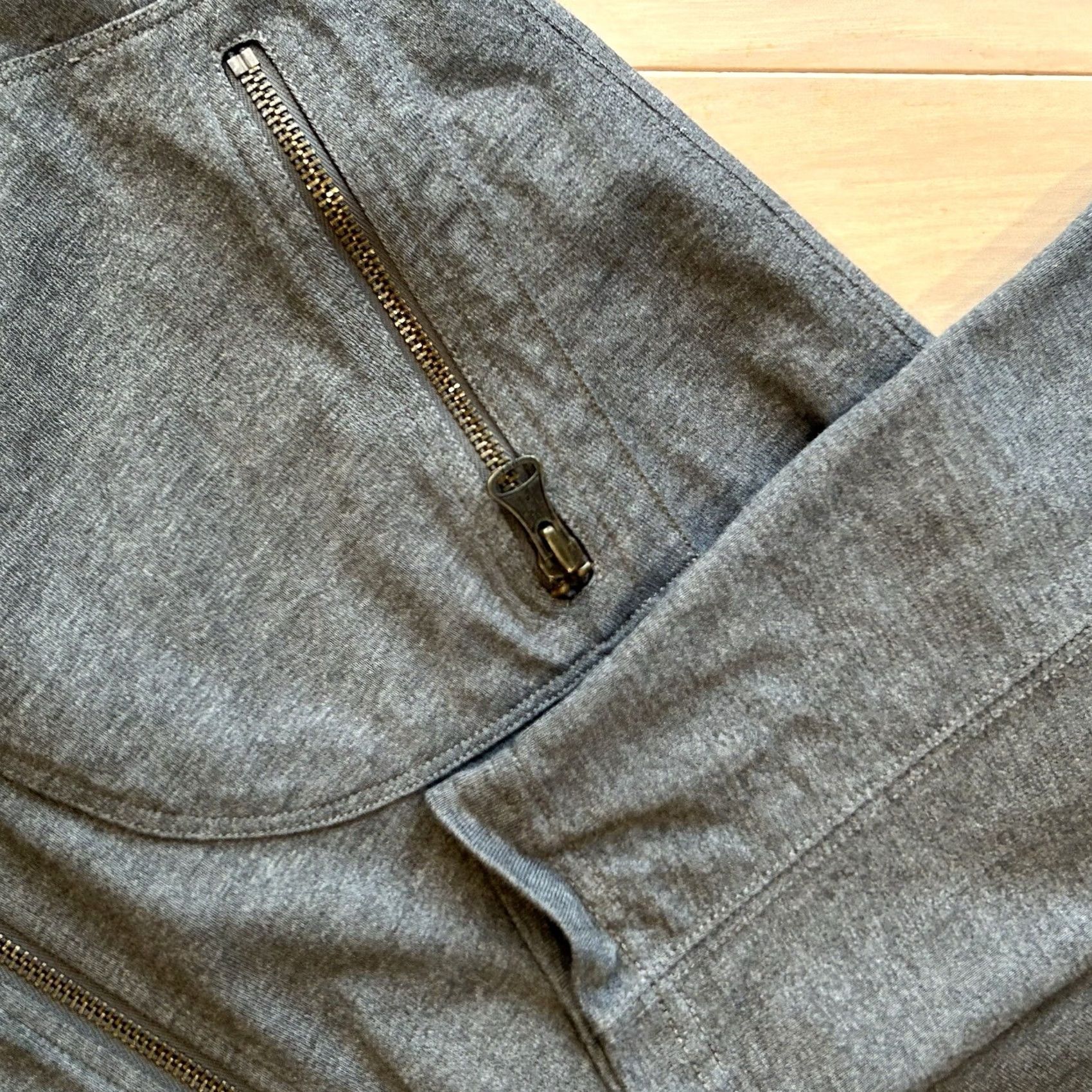 Vintage Earnest Sewn Jacket Mens M Gray Cotton Blend Full Zip Corduroy Collar Pockets Lightweight Casual Workwear Travel Knit Size US M / EU 48-50 / 2 - 5 Thumbnail