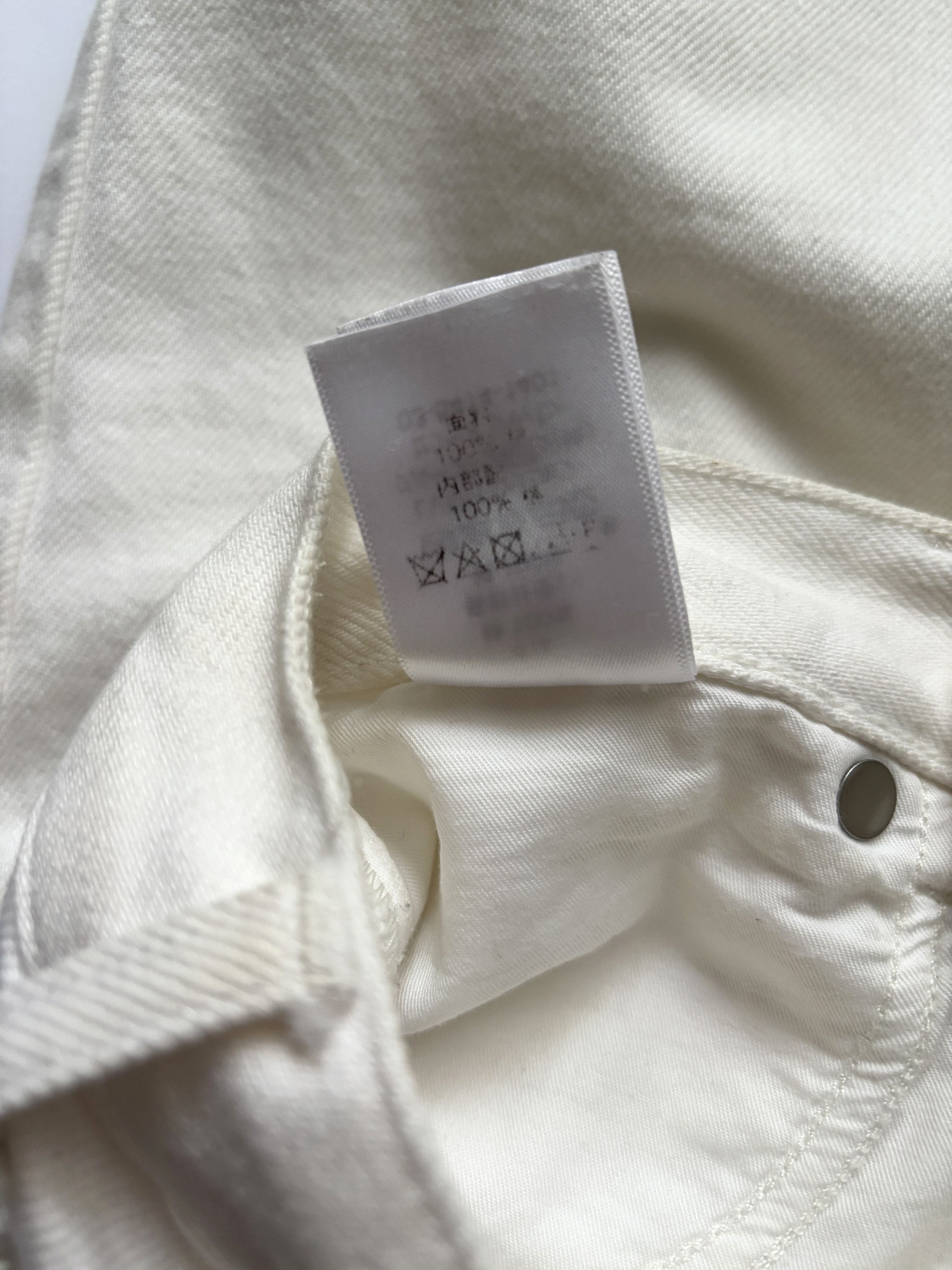Celine ⚡️QUICK SALE⚡️ Celine White Denim Jeans Pants Size 24" / US 00 / IT 34 - 6 Thumbnail
