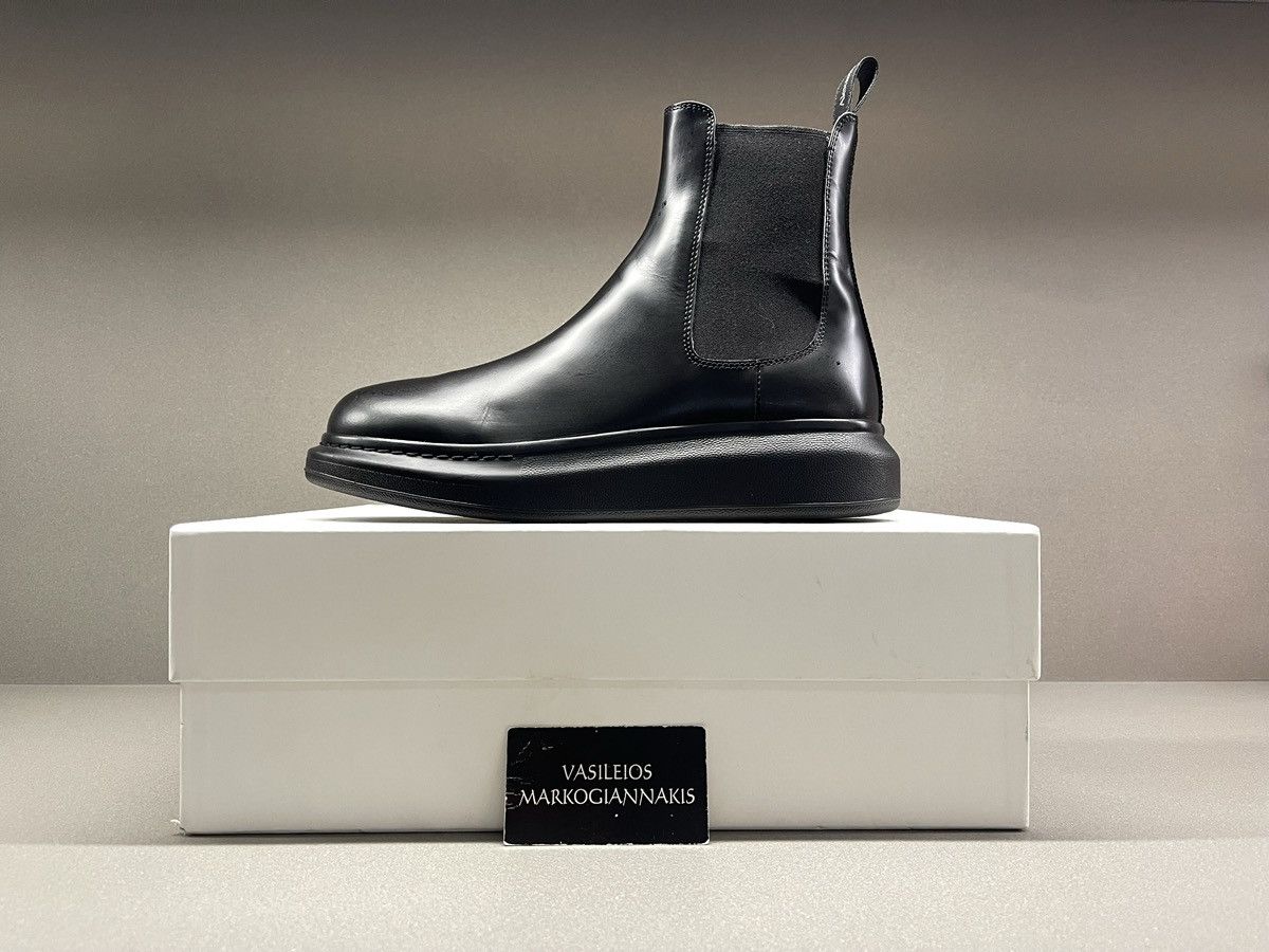 Alexander McQueen Alexander McQueen Hybrid Chelsea Boot Black Size US 8 / EU 41 - 1 Thumbnail