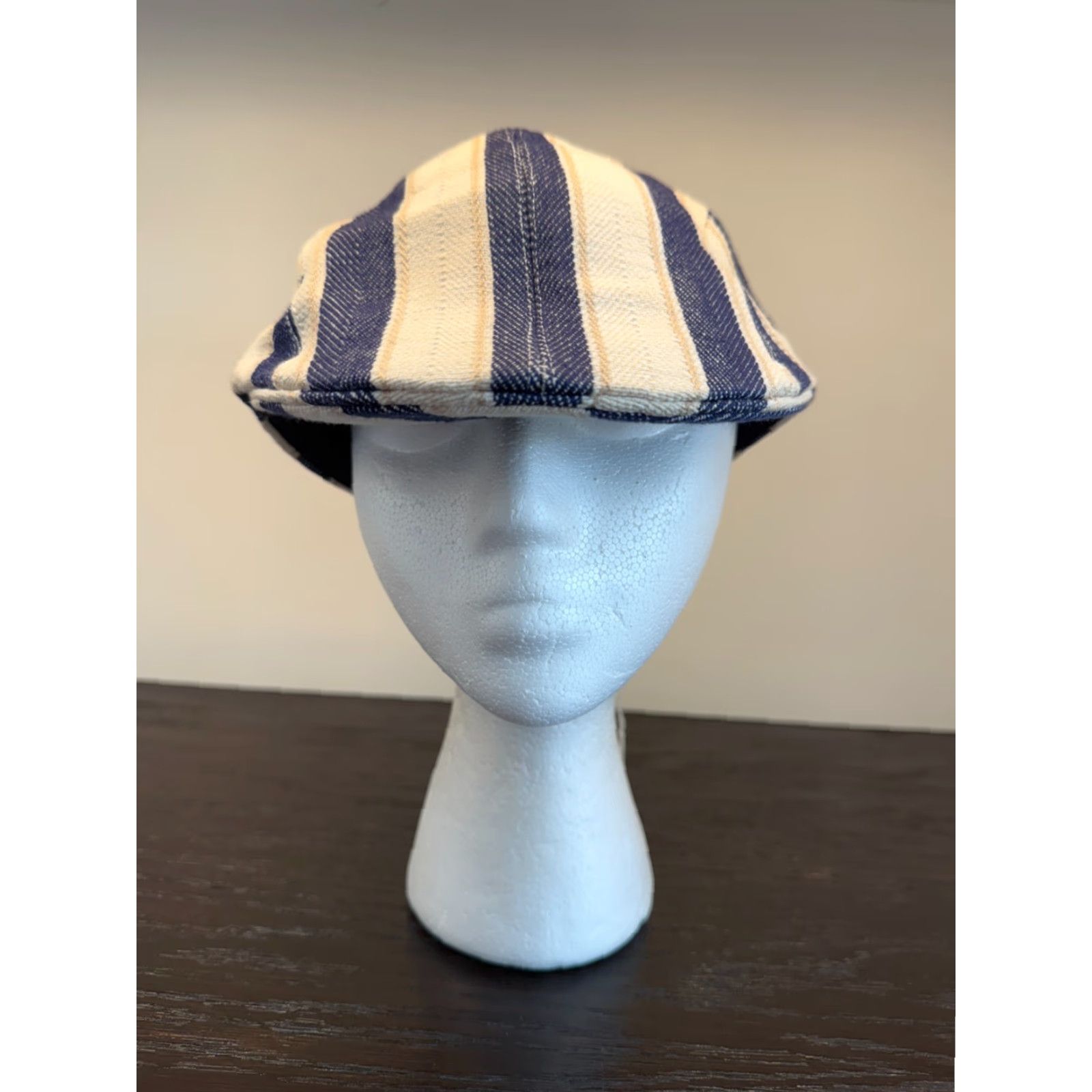 Vintage ANTHONY PETO Hat Mens Small Junior Cricket Navy Blue Twill Cap Made in France Size ONE SIZE - 2 Thumbnail