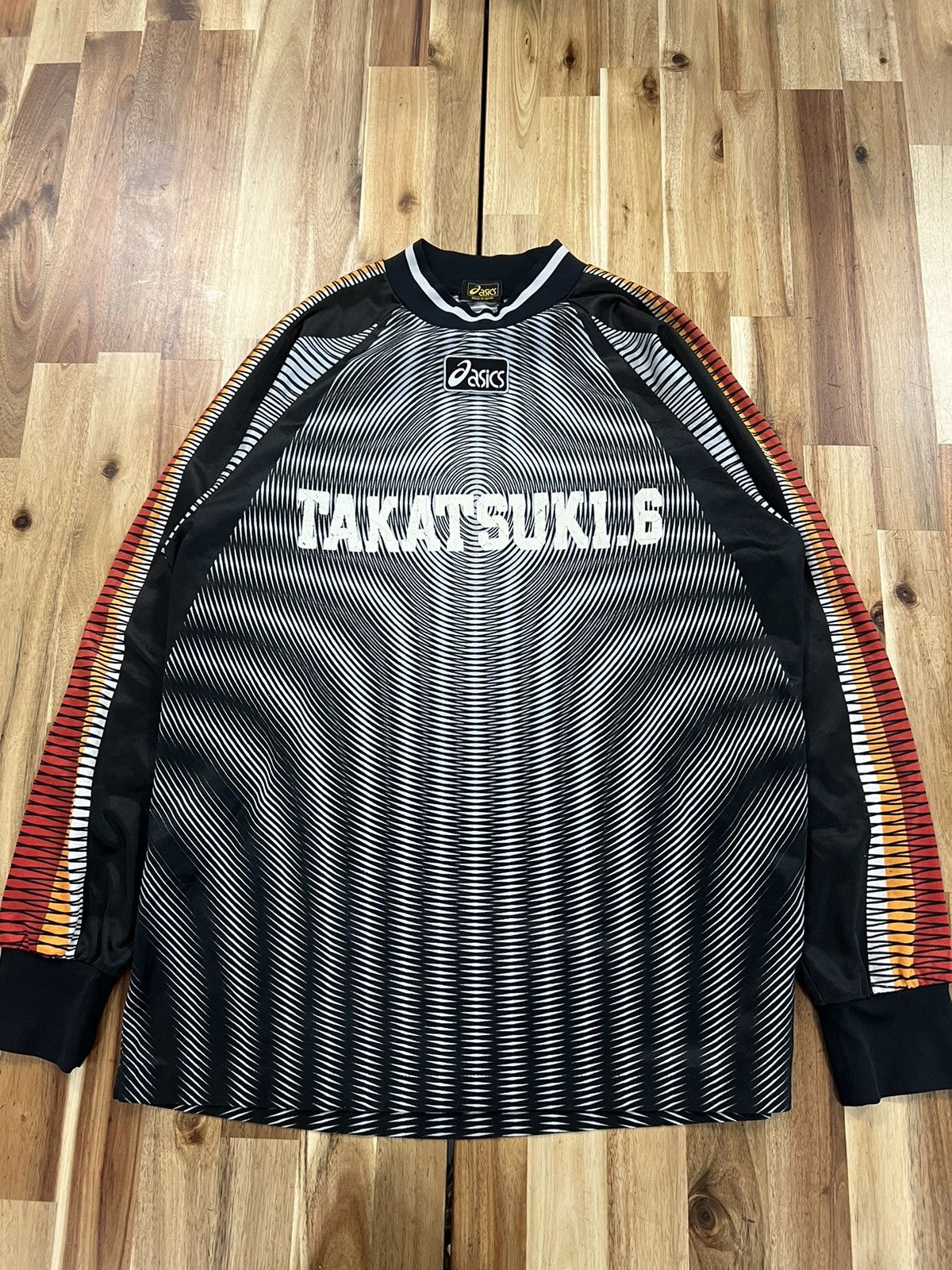 Asics Vintage 80’s Asics Takatsuki. K #1 Jersey Size US L / EU 52-54 / 3 - 1 Thumbnail