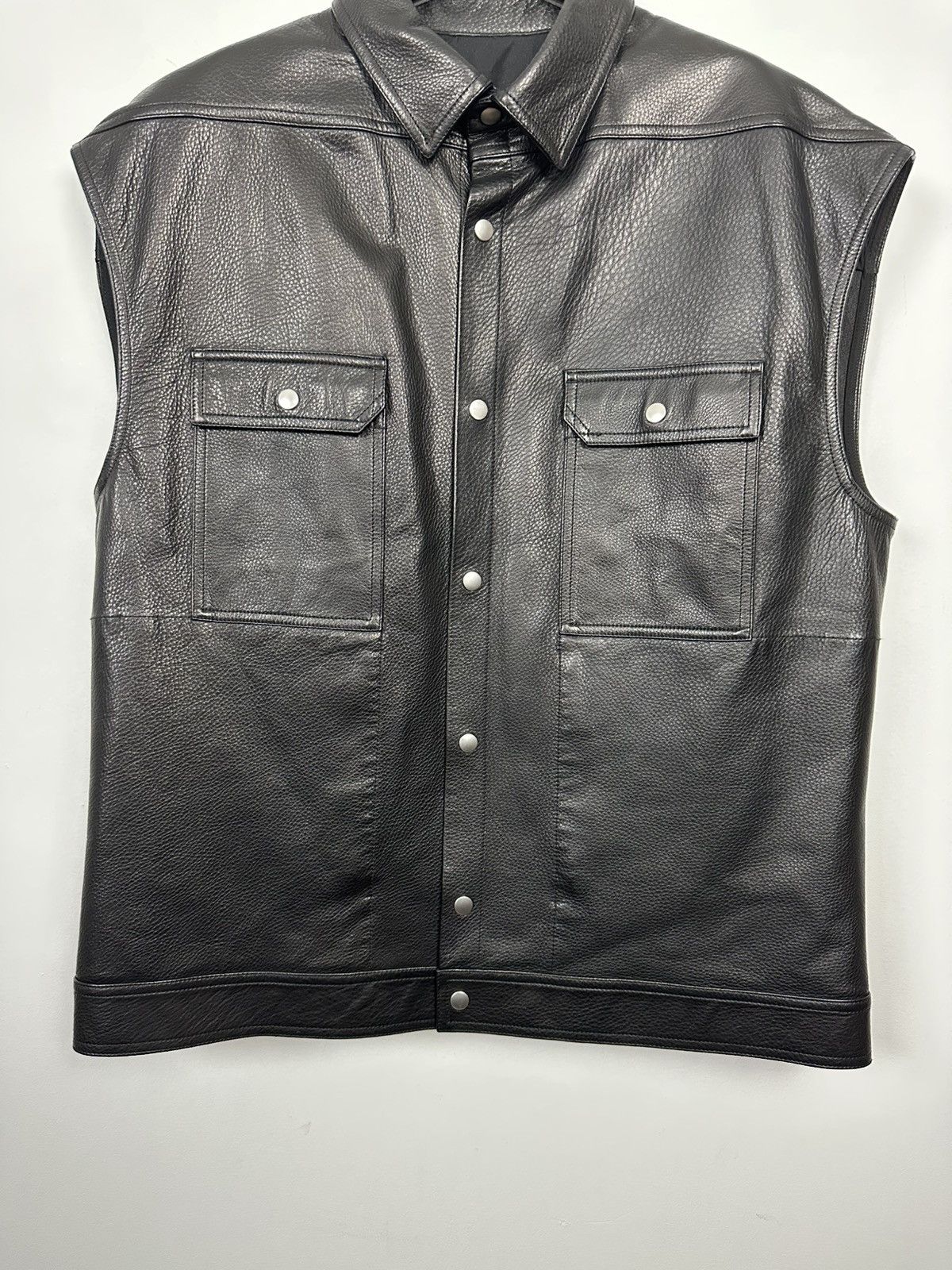 Rick Owens FW22 ‘STROBE’ Heavy Calf Ryder Vest Size US M / EU 48-50 / 2 - 3 Thumbnail
