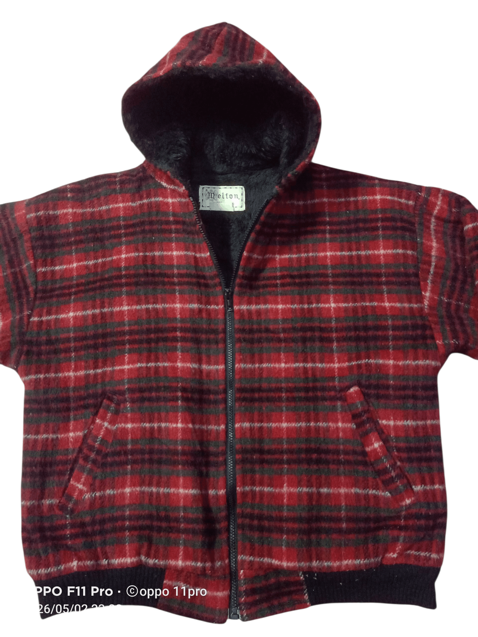 Other 💥Vintage MELTON 50S Wool Bufallo HOODIES ZIPPER MEN 💥 Size US L / EU 52-54 / 3 - 2 Thumbnail