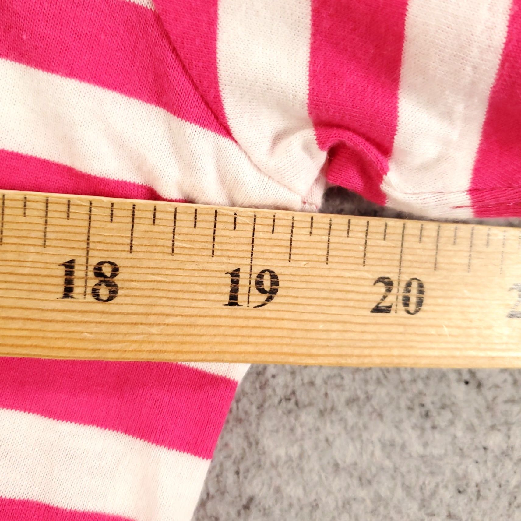 Ralph Lauren Ralph Lauren Women's Large Multicolor Striped V-Neck Short Sleeve Blouse Size L / US 10 / IT 46 - 4 Thumbnail