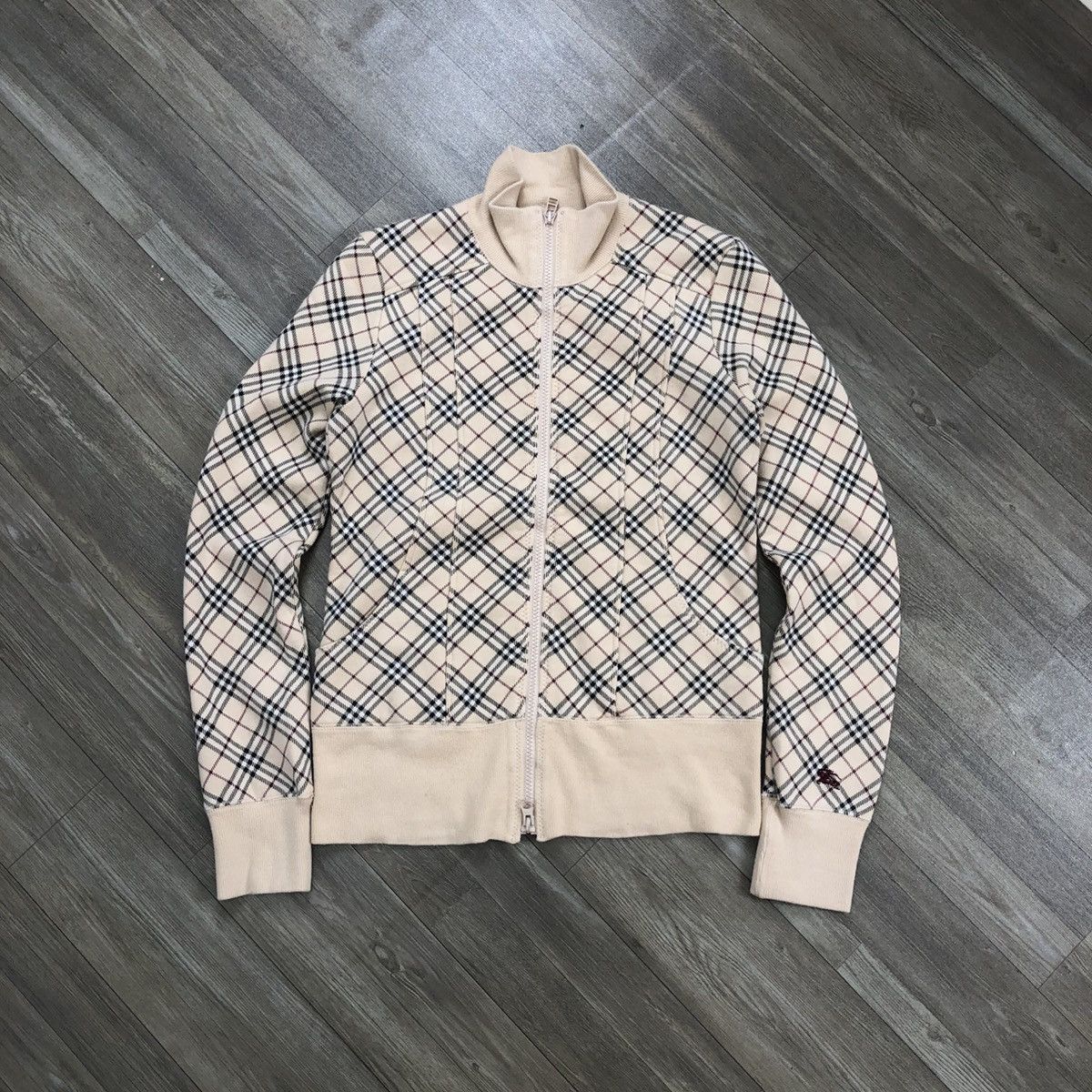 Burberry Luxury Burberry London Nova Check Blue Label Track Jacket Size US M / EU 48-50 / 2 - 17 Thumbnail