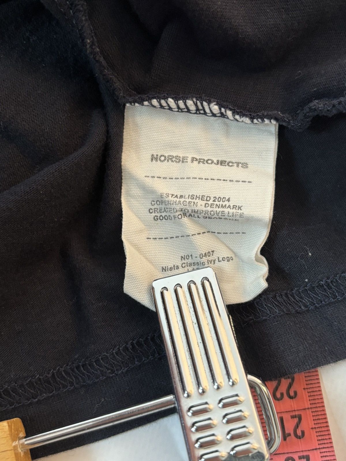 Norse Projects Norse projects Niels logo T-shirt size L Size US L / EU 52-54 / 3 - 5 Thumbnail