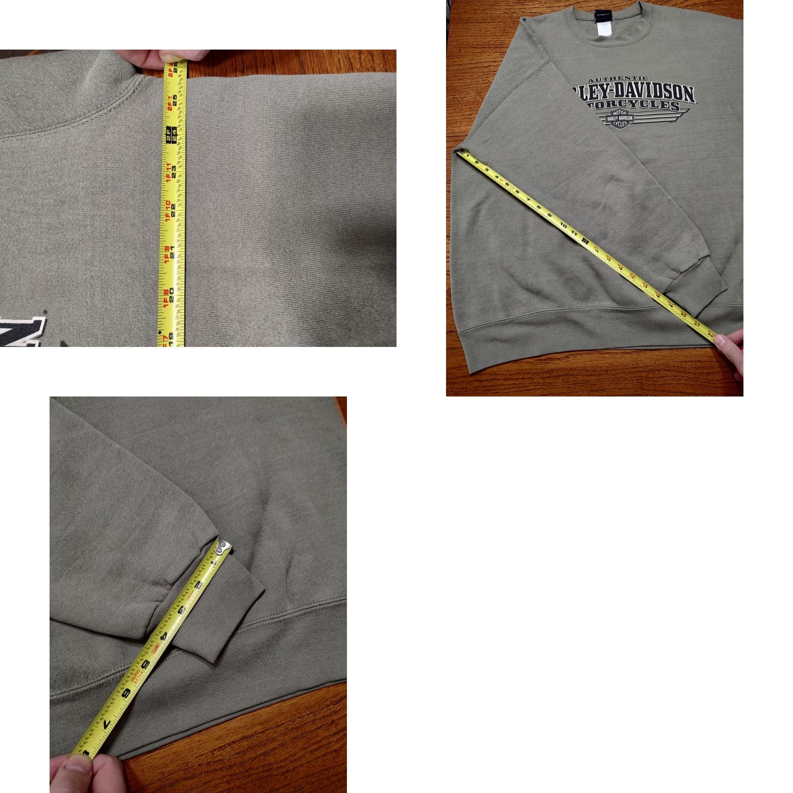 Harley Davidson VINTAGE Harley-Davidson Sweatshirt XL Tan Harley-Davidson Logo Pig Hog Graphic Mens Pullover Crew Neck Long Sleeve Tan / Gold? Size US XL / EU 56 / 4 - 8 Thumbnail