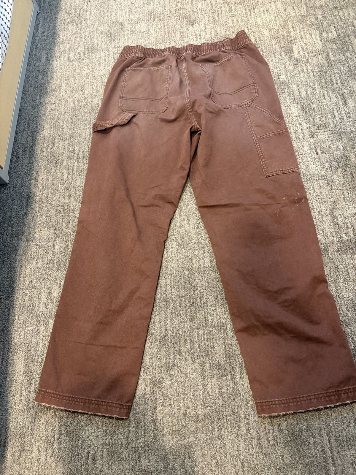 Bdg Baggy Brown Double Knee Carpenter pants Size US 34 / EU 50 - 6 Thumbnail