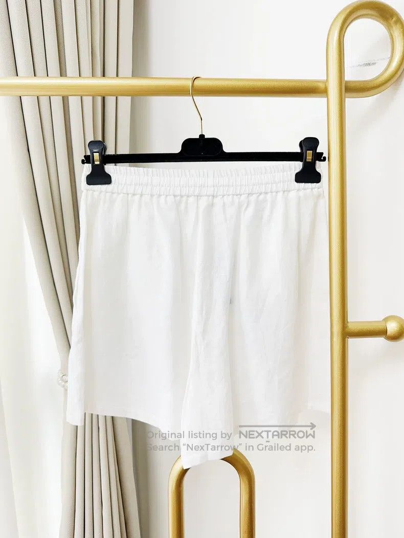 Loro Piana Loro Piana White size 38 drawstring elastic waist shorts Size 25" / US 0 / IT 36 - 3 Thumbnail