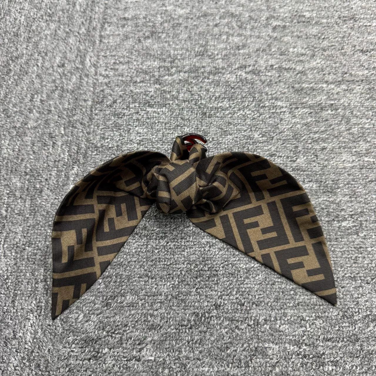 Fendi fendi bow hair clip in brown Size ONE SIZE - 1 Thumbnail
