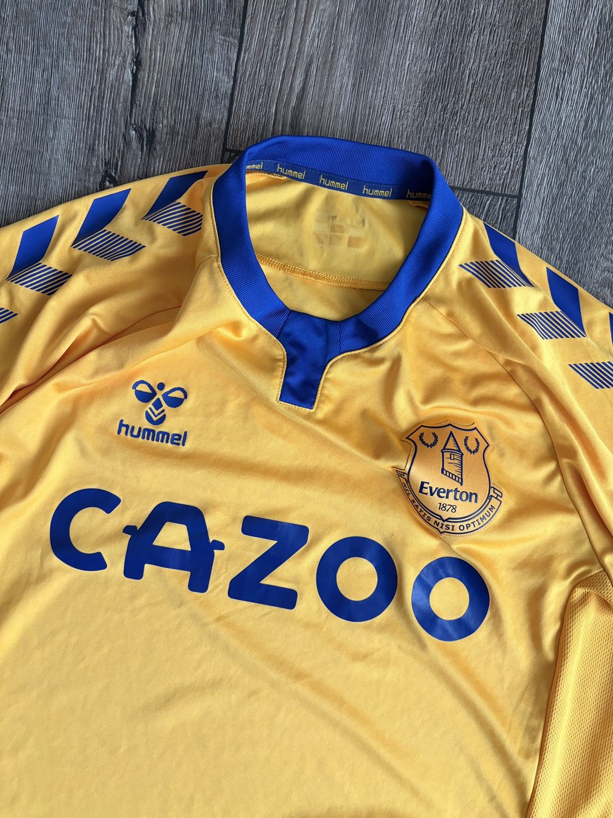 Hummel Everton 2020/2021 Away Football Shirt Soccer Jersey Hummel Size US S / EU 44-46 / 1 - 2 Thumbnail