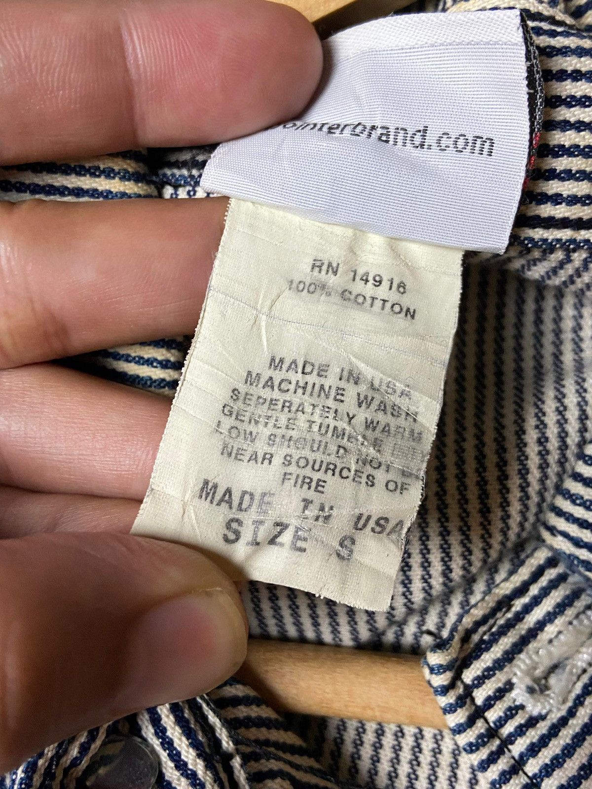 Pointer Pointer Brand Hickory Stripe Chore Jacket (161) Size US S / EU 44-46 / 1 - 6 Thumbnail
