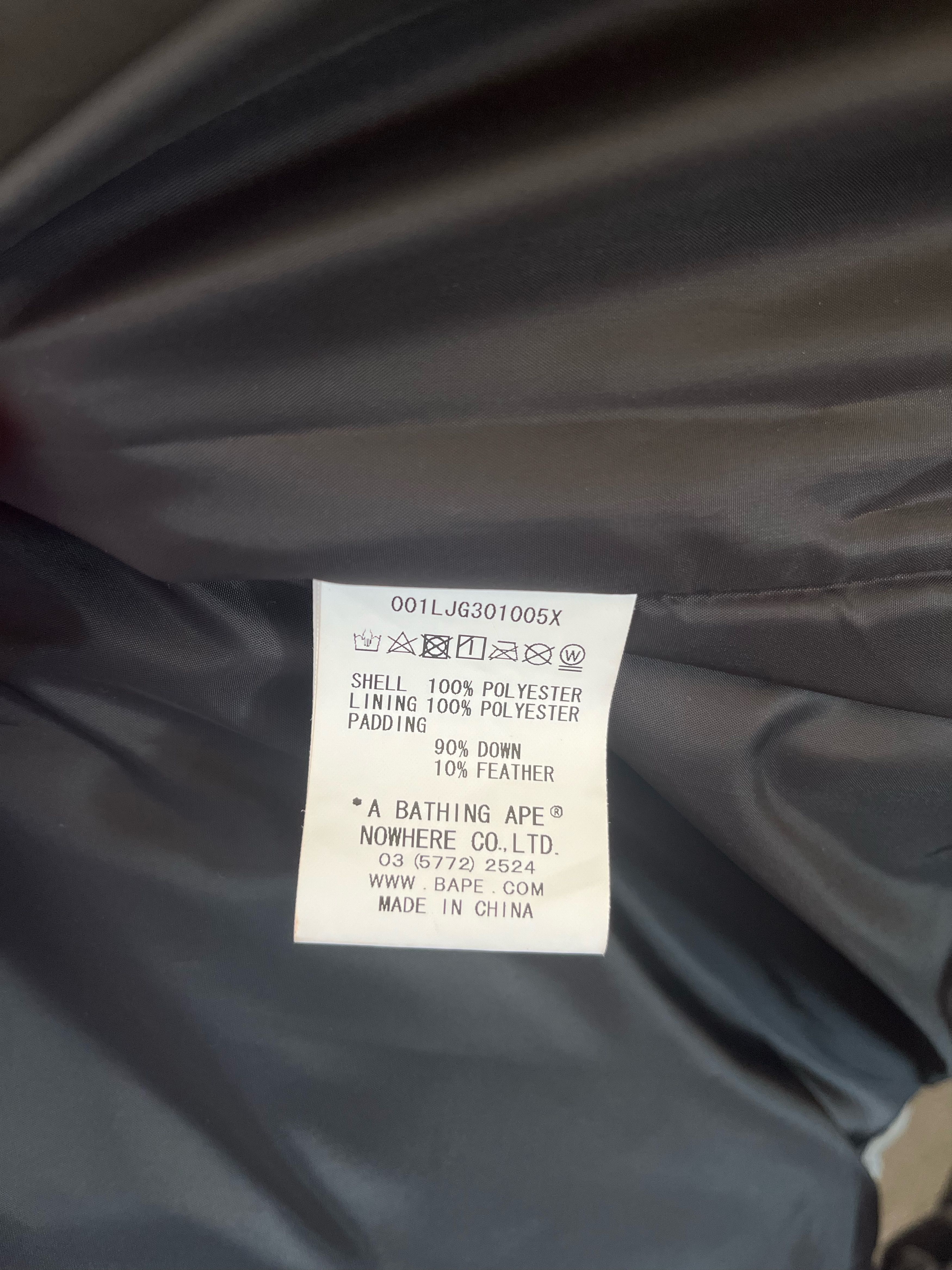 Bape bape space camo down gilet Size US M / EU 48-50 / 2 - 7 Thumbnail