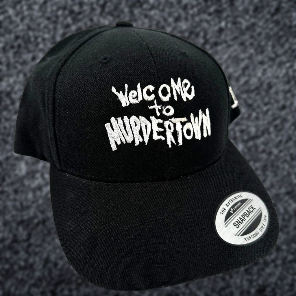 Vintage The Classics YuPoong Hat Snapback Adjustable Black Murdertown Welcome to Band Size ONE SIZE - 1 Thumbnail