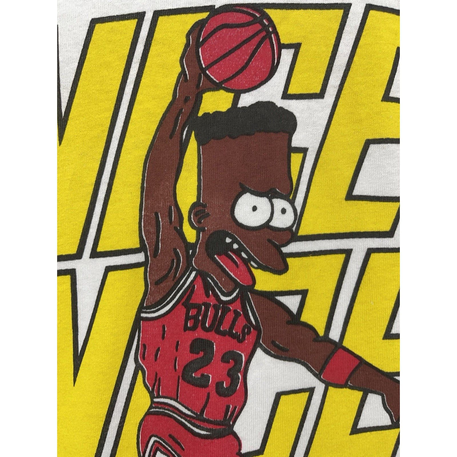 Other Vintage 90s Bart Simpson Michael Jordan 23 Bulls Parody T-Sh Size US L / EU 52-54 / 3 - 3 Thumbnail