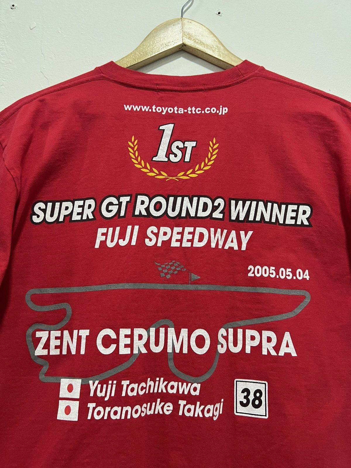 Vintage Vintage TRD Toyota Racing Development Zent Supra Tshirt Size US M / EU 48-50 / 2 - 8 Thumbnail