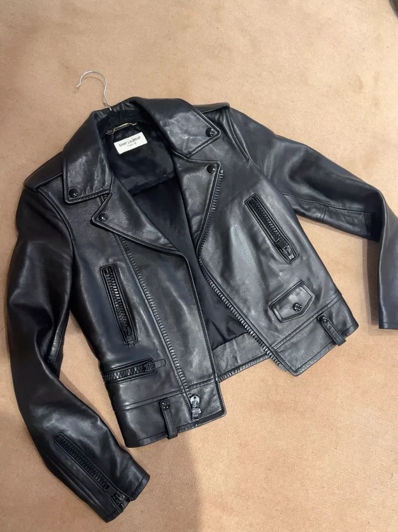 Saint Laurent Paris Saint Laurent Leather Jacket Size F34 Size US M / EU 48-50 / 2 - 1 Thumbnail