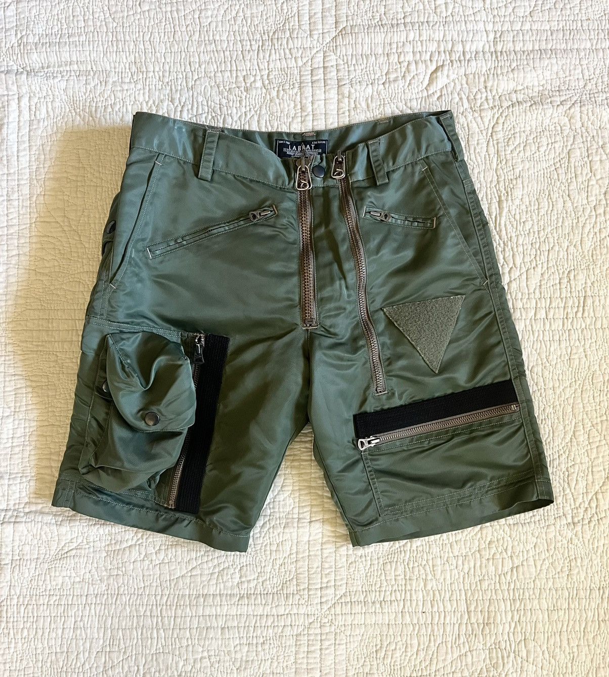Porter Archive Labrat x Porter MA-1 Olive Shorts Size Small Size US 30 / EU 46 - 1 Thumbnail