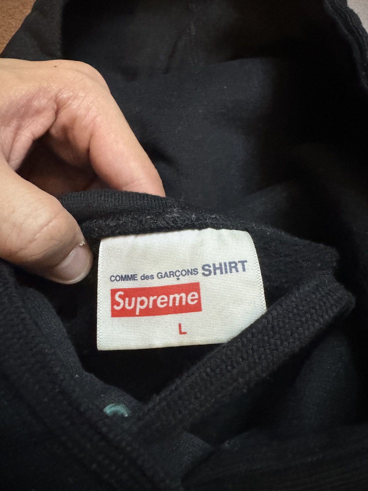 Comme des Garcons × Supreme Supreme CDG hoodie L Size US L / EU 52-54 / 3 - 6 Thumbnail