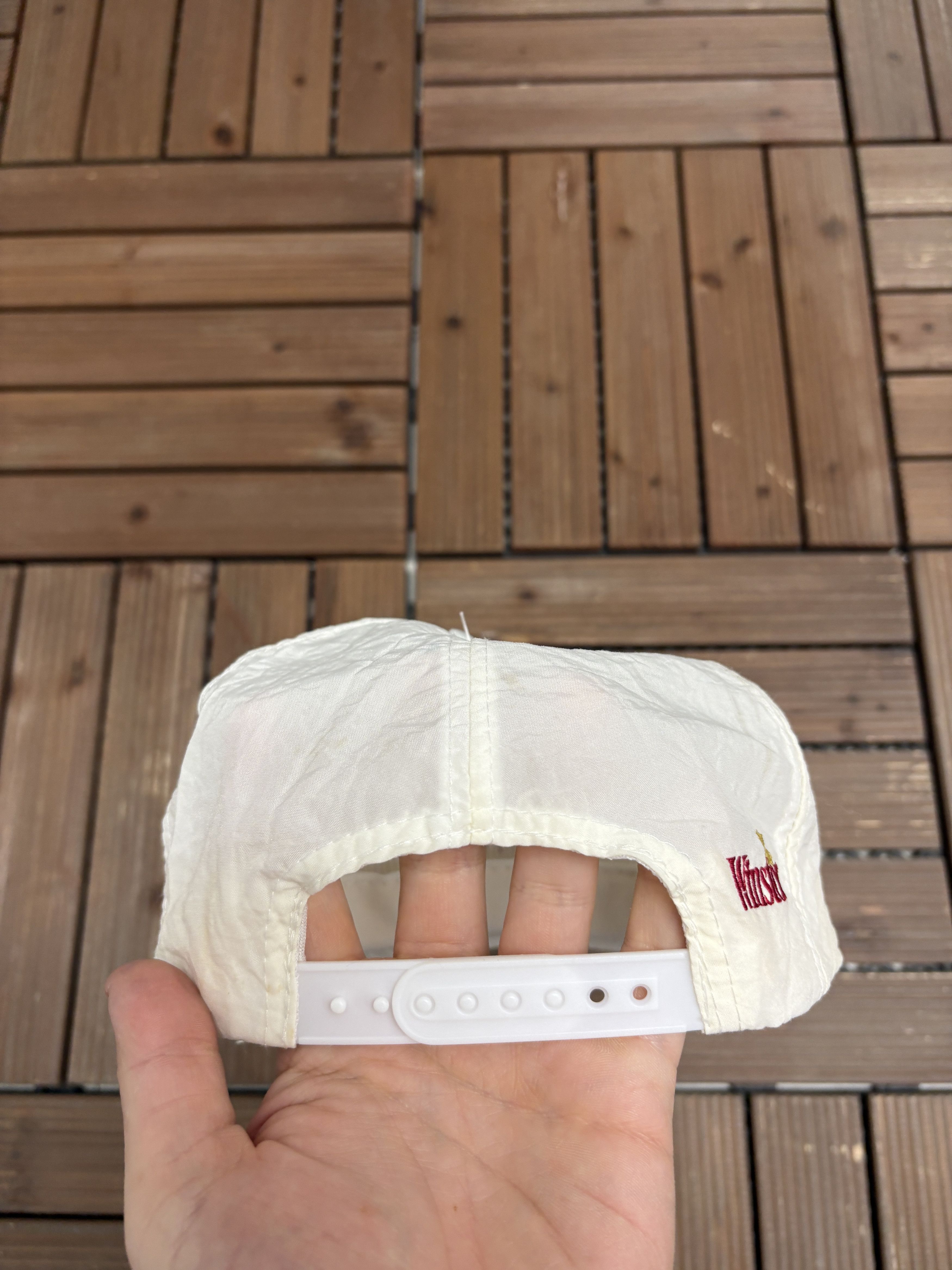 Vintage The Wrap Only Winston Has It Vintage White Snap Back Hat Cap Size ONE SIZE - 5 Thumbnail
