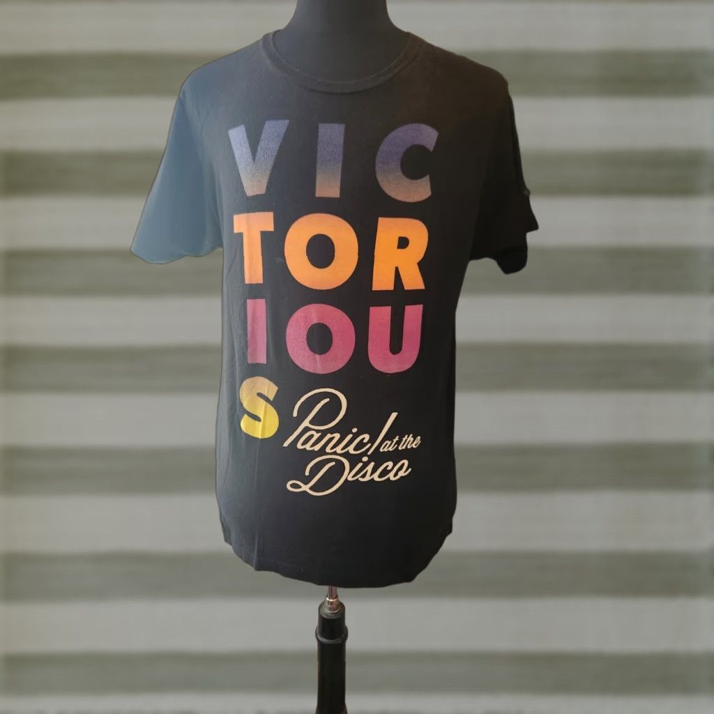 Tultex Panic At The Disco Victorious Black Short Sleeve T Shirt Size Large Size US L / EU 52-54 / 3 - 1 Thumbnail