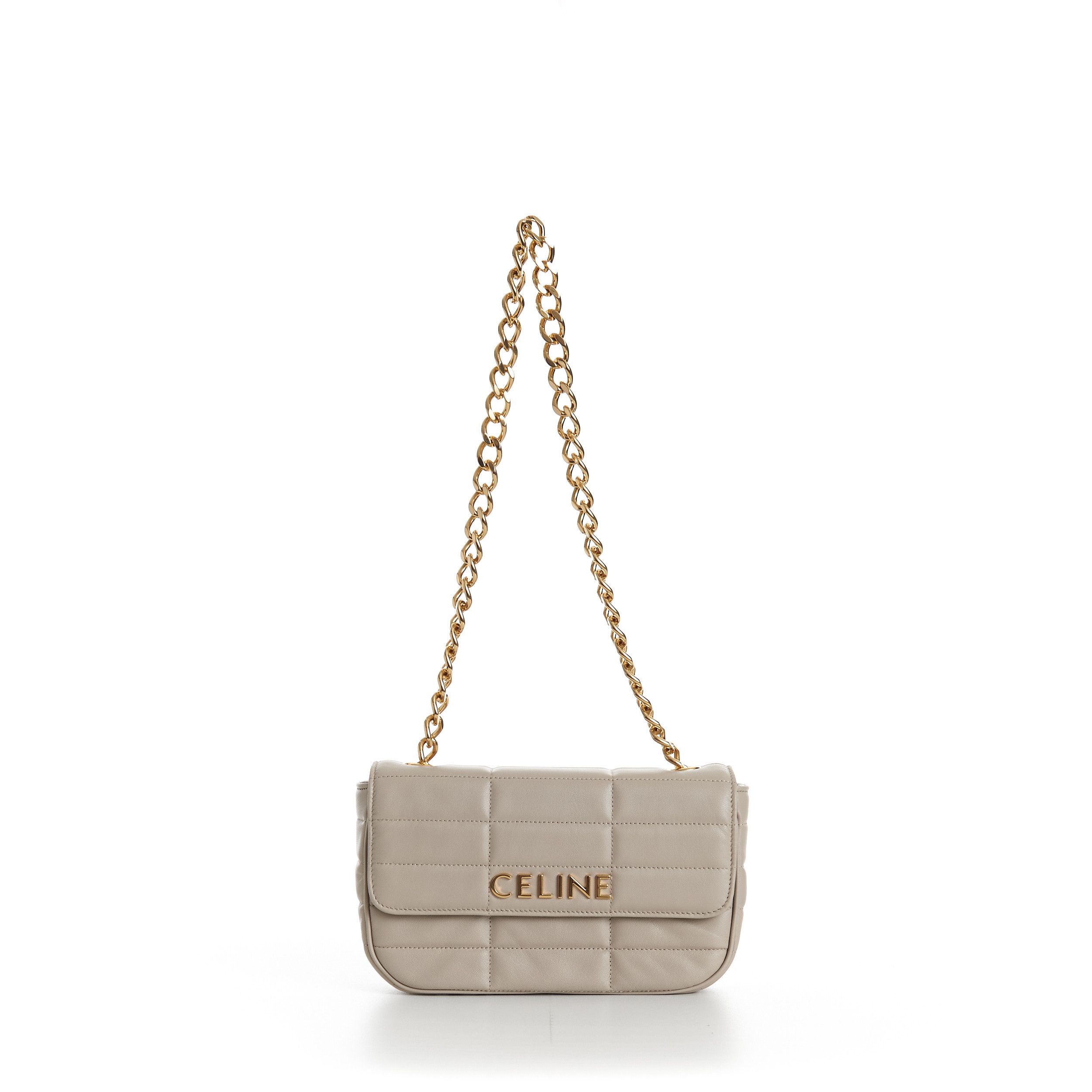 Celine Chain Shoulder Bag Matelasse Monochrome Celine Size ONE SIZE - 10 Thumbnail