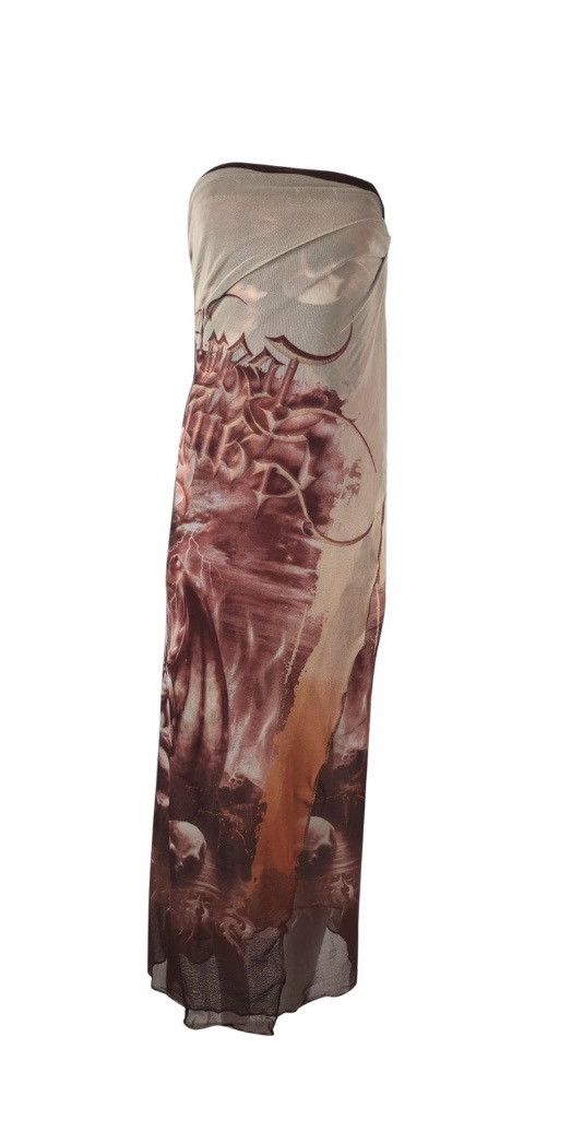 image of Jean Paul Gaultier Ss 2001 Devil Pareo in Beige, Women's